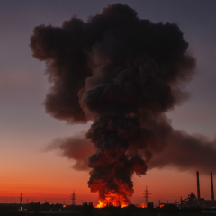 Russian UAV hit civilian infrastructure