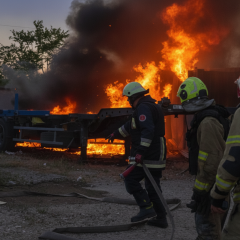Ракета поразила предприятие в Одессе