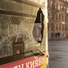 Ракетна атака на Київ, пошкоджені вагони
