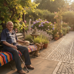100-year-old Ivan Dvorzhak behind the wheel
