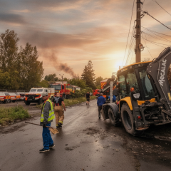 Rescue crews enter fourth day of cleanup after strike on Vyshneve