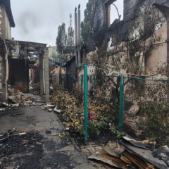 Strike on the UkrOboronProm warehouse in Vyshneve