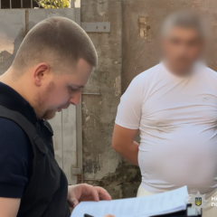Задержание лейтенанта ТЦК в Одессе