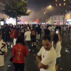 Morocco fans cause chaos after defeat