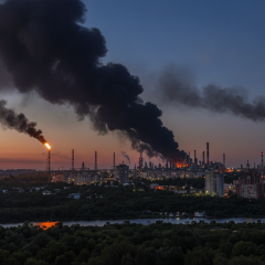 Strike on Oil Refinery in Omsk: Diesel Export Ban