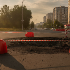 Обрушено будинки від вибуху ракети