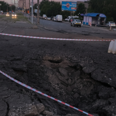 Ракета с осколками ударила по Киеву: 12 пострадавших, среди них дети