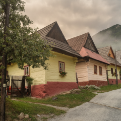 UNESCO village in Slovakia tourist overload