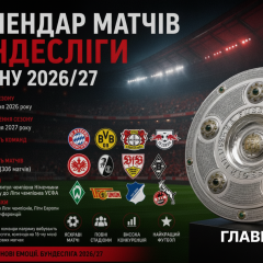 Календар сезону 2026/27 Бундесліги