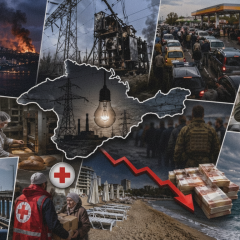 Енергетична криза в Криму після атаки безпілотників
