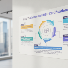 На картинке изображена сертификация HRBP