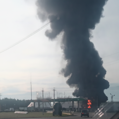 Ukrainian drones strike oil facilities