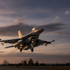 П'ять F-16 на фоні української загрози