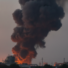 Drone attack on oil refinery