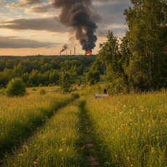 Уничтожение нефтеперерабатывающего завода в Татарстане