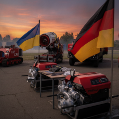 Image with equipment from Germany