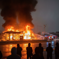 Strike on the port infrastructure of the Odesa region