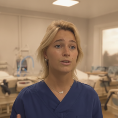 First foreign intern in Ukrainian military hospital