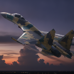 Винищувачі Су-35С після зіткнення