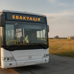 Евакуація мешканців сіл Зоряне та Малїівське