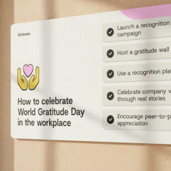Recognition and gratitude are important for employees