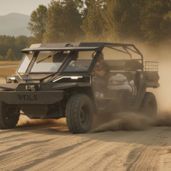 First testing of Ukrainian remotely controlled buggies