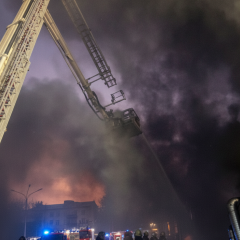 Smoke and Burning Odors Expected on Kyiv’s Right Bank Due to Fires in Kyiv Region