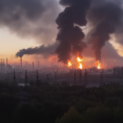 Московский нефтеперерабатывающий завод остановил работу после атаки дронов