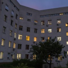 Damaged maternity hospital #2 in Kyiv