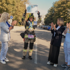 Poltava firefighter sets new record in Ukraine