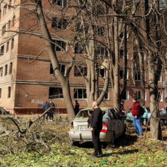 Авіаудар КАБами по центру Сум
