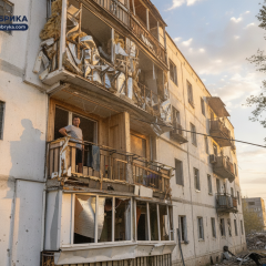 Consequences of RF attacks in Kyiv