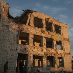 Школа в Сумах після обстрілу російськими військами