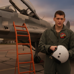 Image of Marat Mambetov with the order