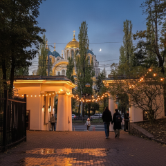 Осенний день, дождь и ветер