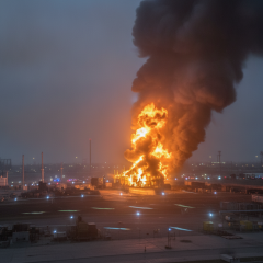 Explosions at oil terminal in Rostov-on-Don