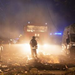 Missile strike on Zaporizhia, 12 people died