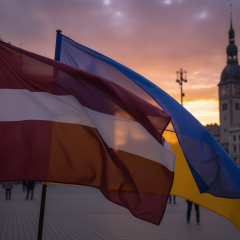Картинка п'ятирічного періоду проживання у Латвії