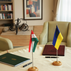 Meeting of Zelensky and Hungarian Prime Minister in Brussels
