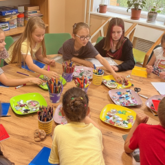 Children and psychological support from Caritas-Kyiv