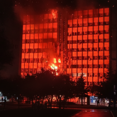Атака дронів на Луганськ