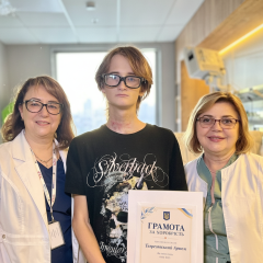 16-year-old Artem from Sumy in Ohmatdyti