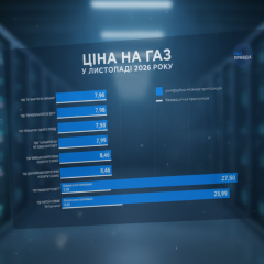 Зростання цін на газ листопад