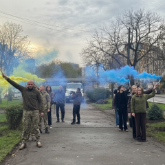 В Киеве заложена Алея памяти 225-го штурмового полка с высадкой 25 деревьев