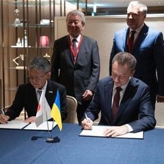 Подписание меморандума между Украиной и Японией