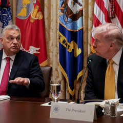 Трамп і Орбан на зустрічі