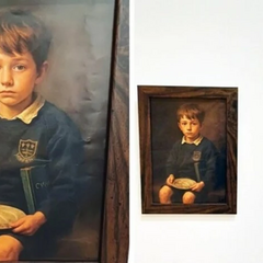 Картина ИИ в британском музее