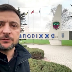 Зеленский на фронте в Запорожской области