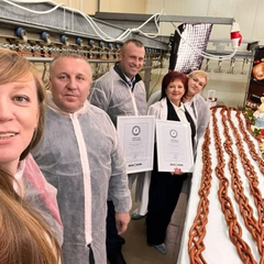 На Черкащине установлен рекорд Украины по изготовлению самой длинной мясной косички