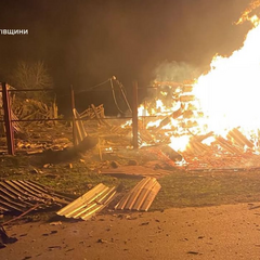 Наслідки удару безпілотника по Чернігівщині